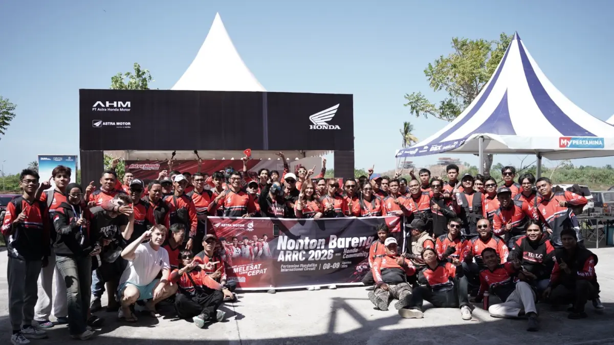 Kompak: Komunitas Honda saat nonton ARRC 2026