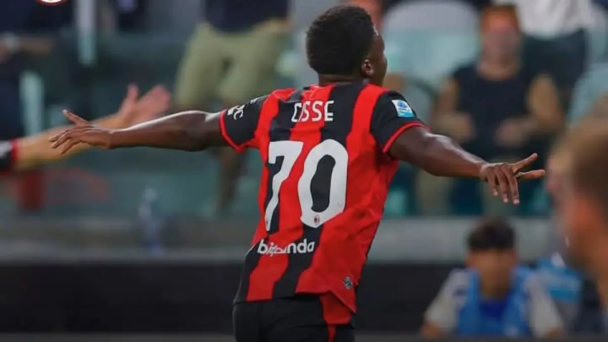 MASA DEPAN: Alphadjo Cisse, pemain muda AC Milan yang mencetak gol di kandang Juventus. (Istimewa) 