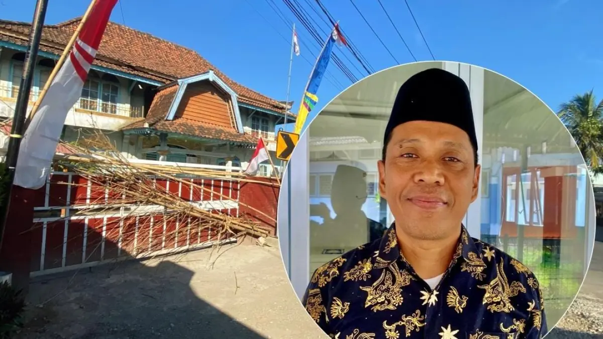 MASIH DISEGEL: Kantor Desa Kebon Ayu hingga saat ini masih disegel warga akibat adanya sengketa lahan. Penyegelan berdampak kepada pelayanan kepada masyarakat.