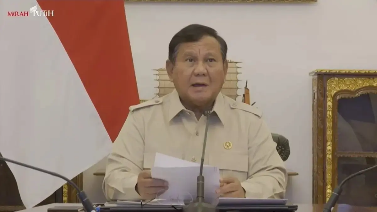 Presiden Prabowo Subianto.