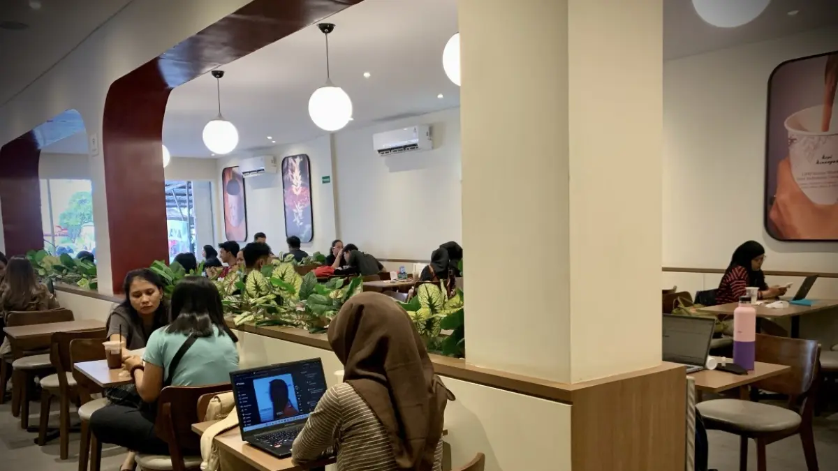 Salah satu cofffeeshop di Kota Mataram