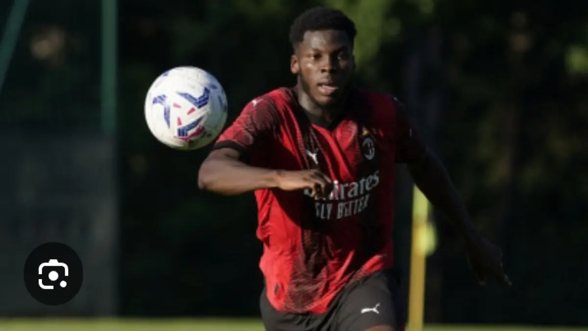 ANDALAN: Pemain AC Milan Yunus Musah. (Istimewa)