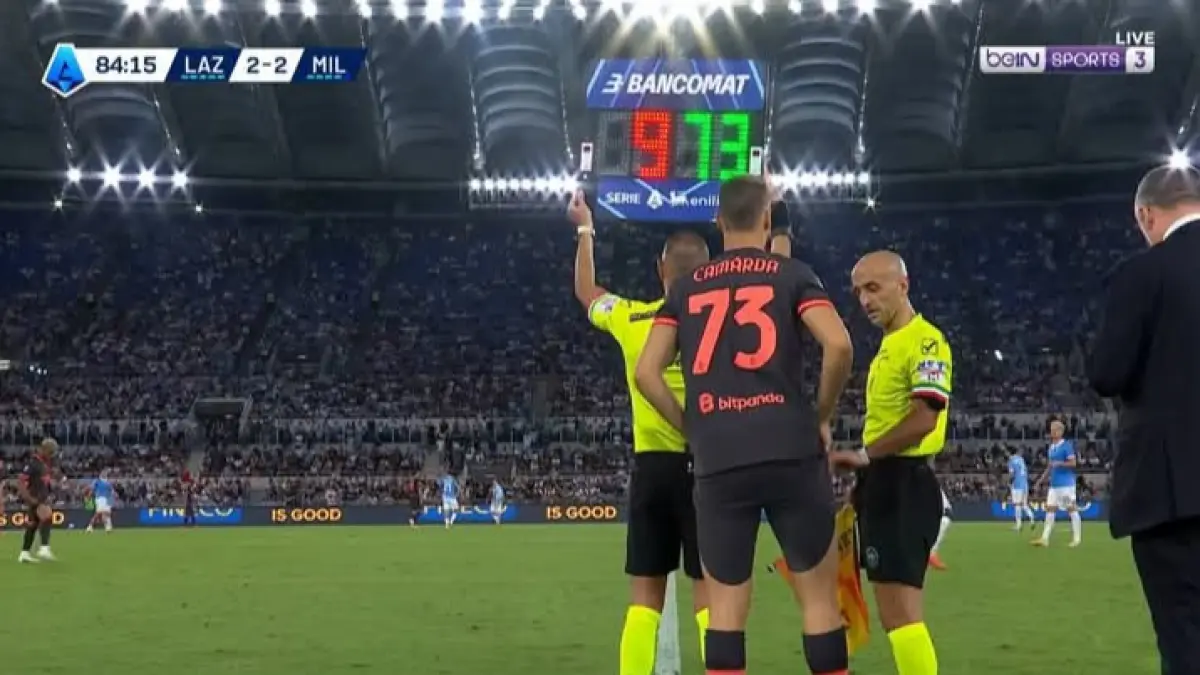 GANTI PEMAIN: Striker muda AC Milan Francesco Camarda mendapat menit bermain perdana pekan ini.&nbsp; (Istimewa)