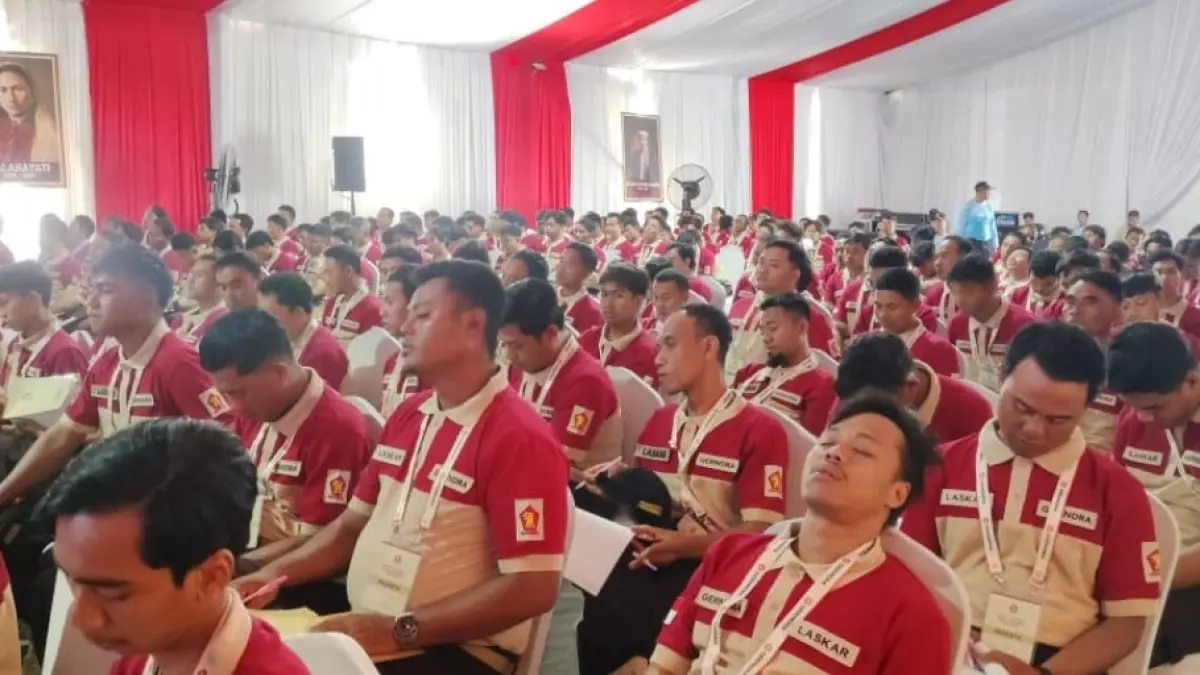 Kader Gerindra tengah mengikuti Diklat Laskar Gerindra NTB.