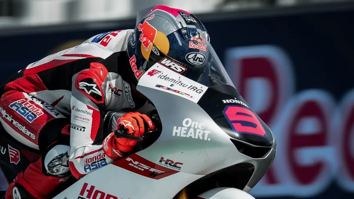 Veda Ega Pratama start ke-16 di Moto3 San Marino. David Almansa merebut pole, sementara Veda harus berjuang dari posisi sulit di Misano ini. (Instagram Veda Ega Pratama)