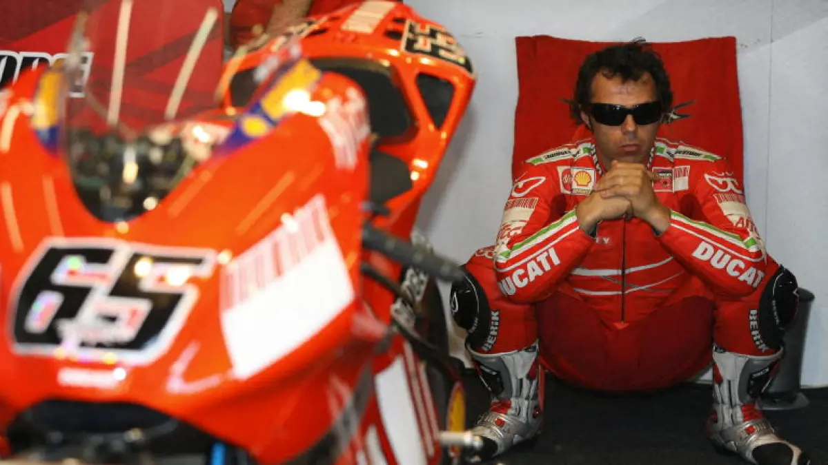 Loris Capirossi resmi jadi Legenda MotoGP di Misano. Tiga gelar dunia dan 29 kemenangan mengukuhkan jejak panjangnya di MotoGP. (DOK AFP)