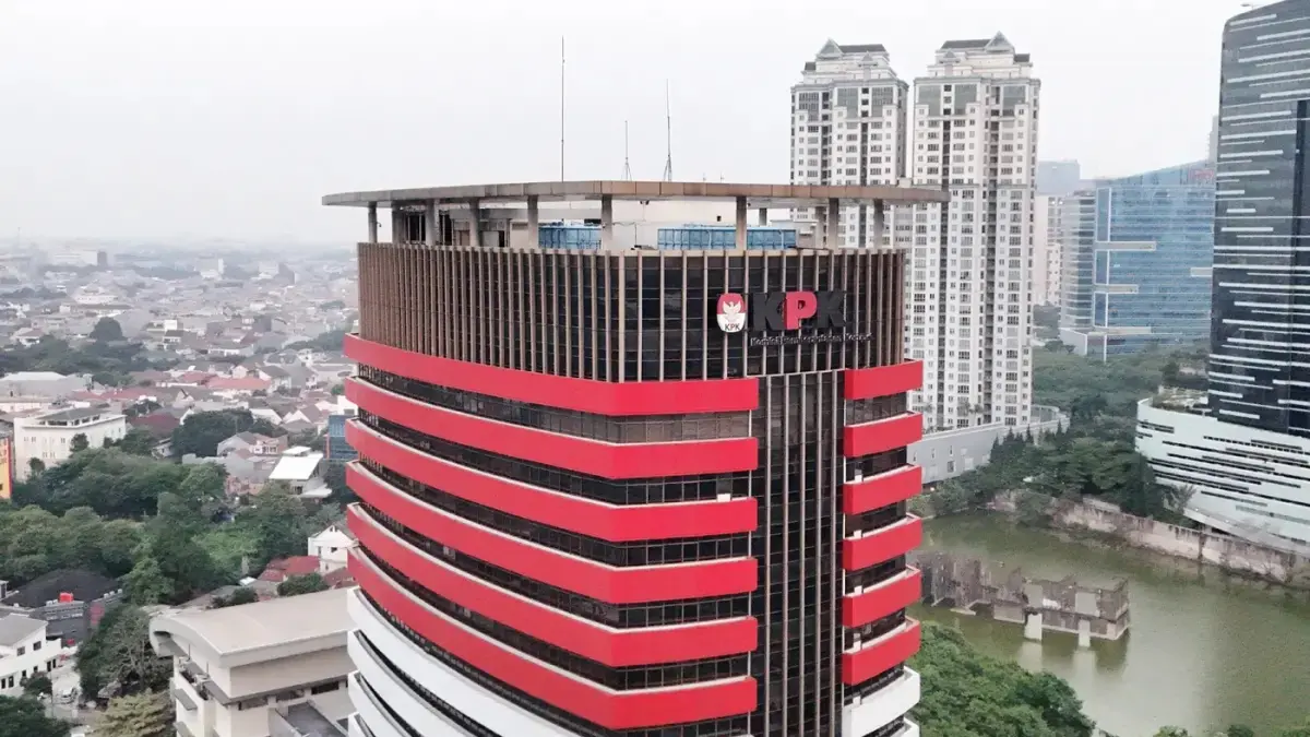 Ilustrasi Gedung KPK Merah Putih. (Dery Ridwansah/ JawaPos.com)