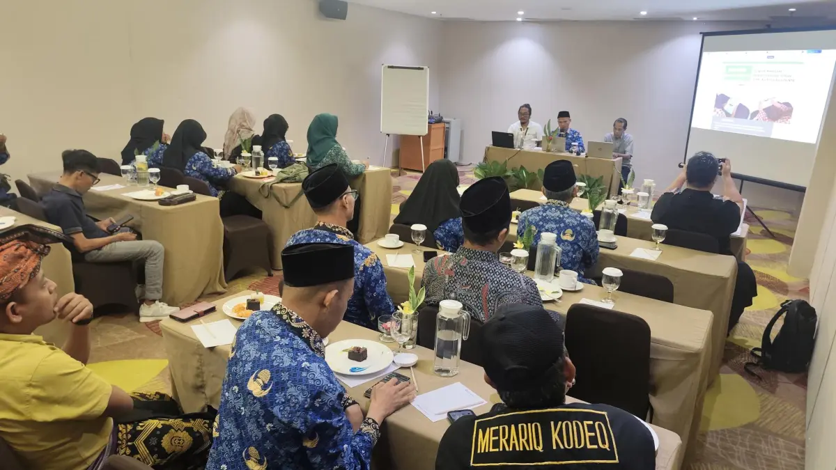 KICK OFF: Suasana pemaparan kegiatan Kick Off Project Program Perlindungan Anak dan Pencegahan Kekerasan di Swiss-Belcourt Lombok, di Lombok Tengah, Kamis (17/9).