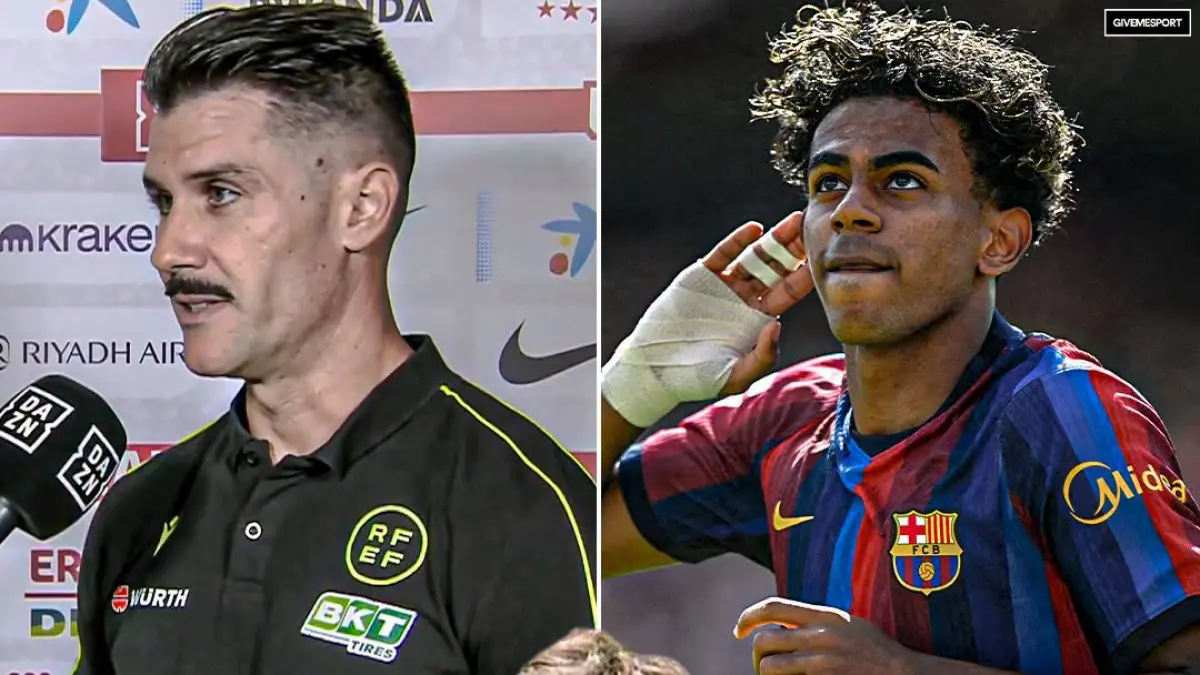Klaim kontroversial Real Madrid TV soal wasit Ortiz Arias dan Lamine Yamal di Derby Madrid picu sorotan publik. Simak ulasan lengkapnya.