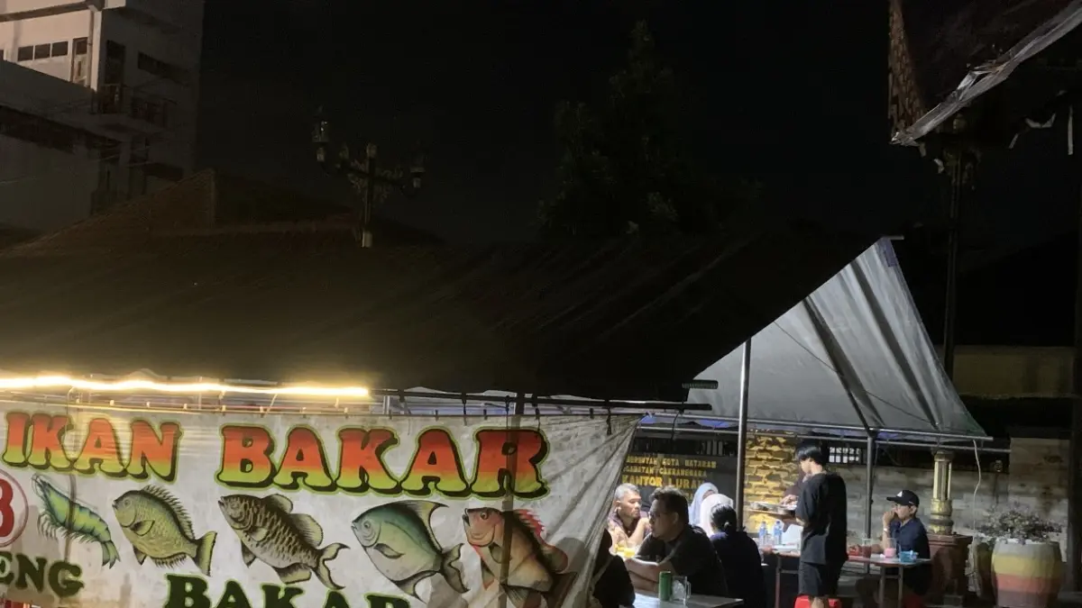 salah satu pkl di Kota Mataram