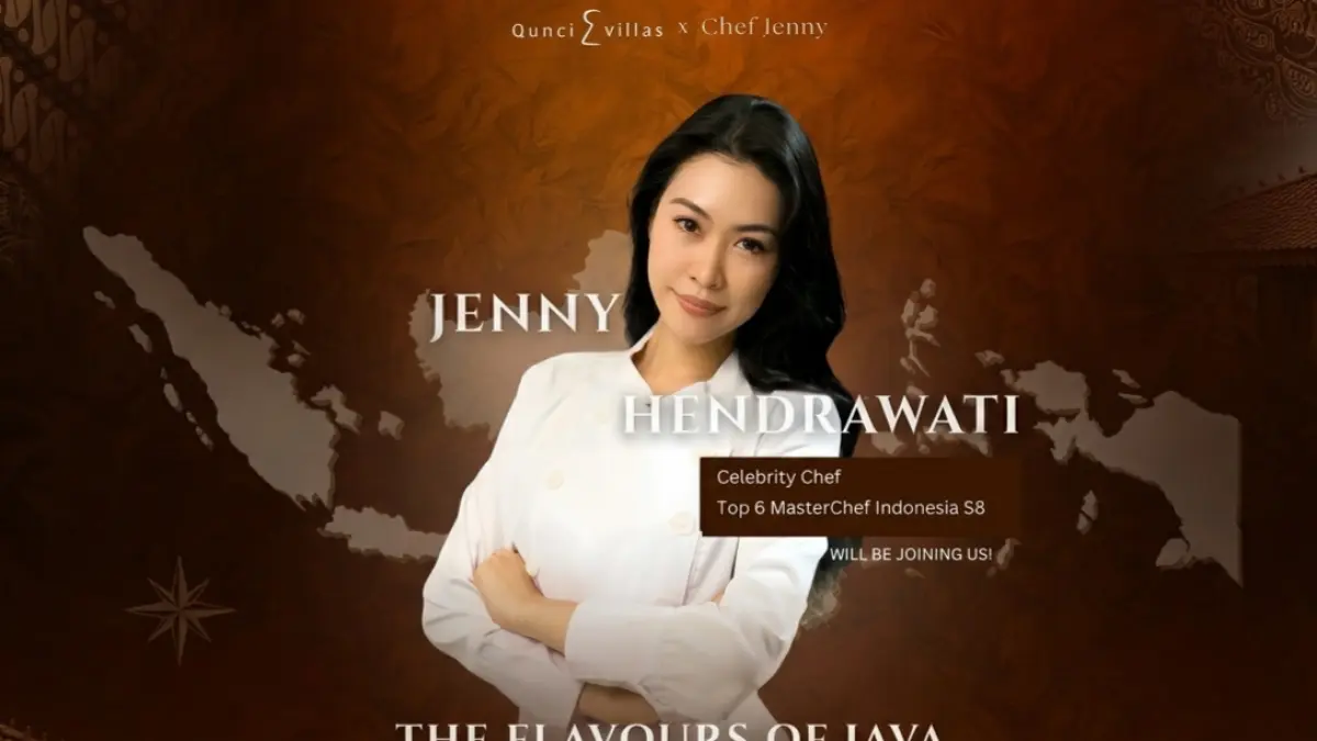 HADIRKAN CITA RASA JAWA: Master Chef Jeny Hendrawati bakal menghadirkan sajian kuliner dalam program Flavours of Java di Qunci Villas Resort dalam Quali Indonesian & Asian Dining, Pantai Mangsit, Senggigi. Program kuliner tematik ini berlangsung 26-27 September 2026.