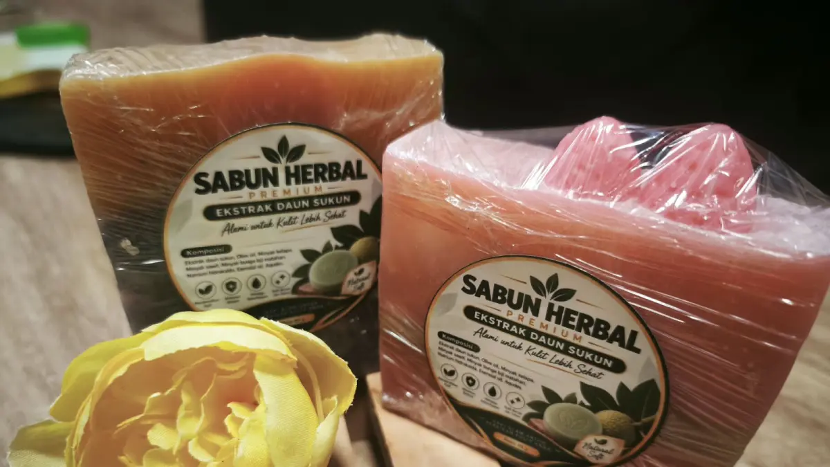 INOVASI: Inilah sabun herbal antibakteri dari daun sukun yang diproduksi Unram bersama masyarakat Desa Gontar, Kecamatan Alas, Kabupaten Sumbawa.
