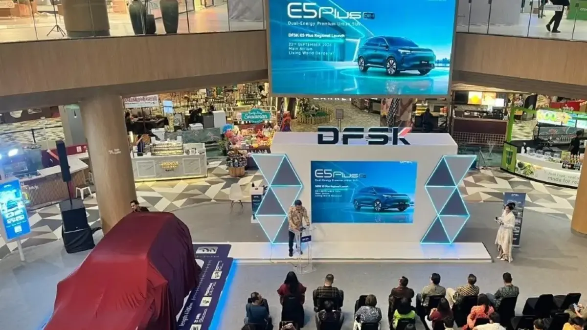 LAUNCHING: Suasana launching DFSK E5 Plus di Bali, baru-baru ini. (IST/LOMBOK POST).