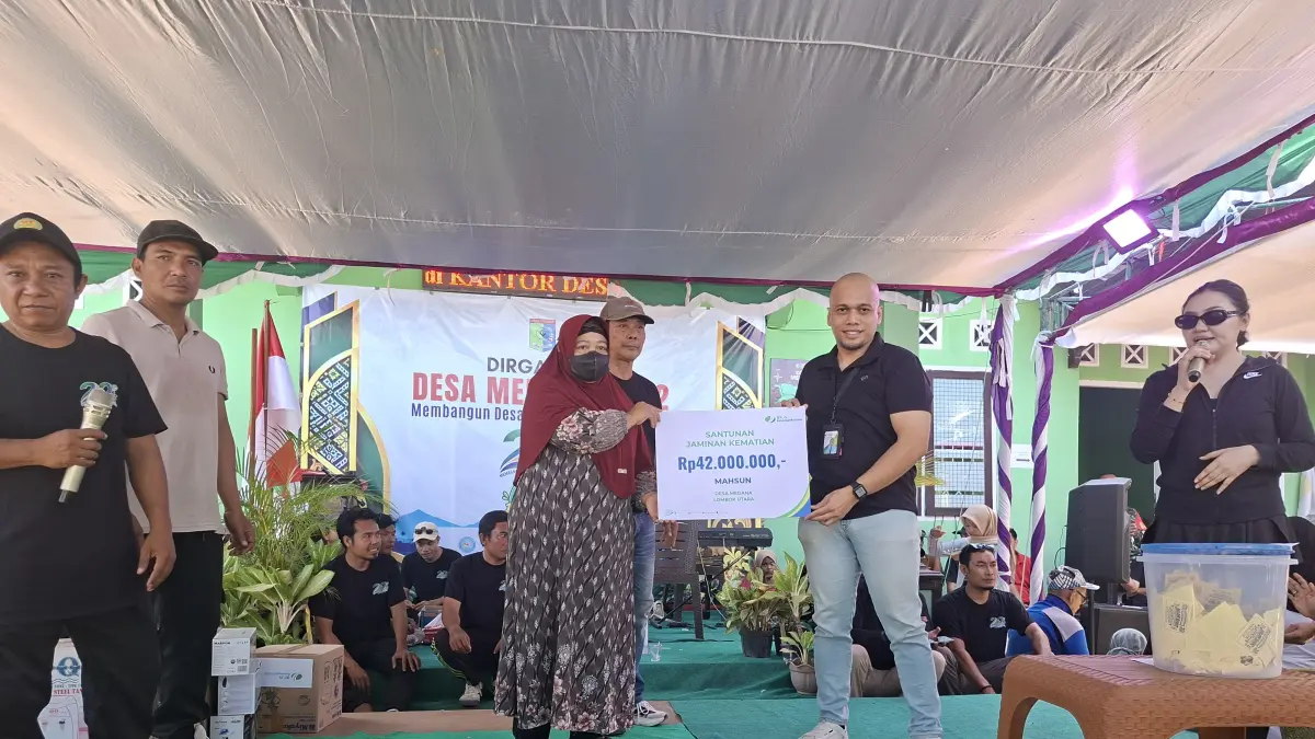 Program MEDANA PATEN Jadi Hadiah HUT Desa, Wujud Kepedulian Pemerintah Desa Medana Lindungi Pekerja Rentan.