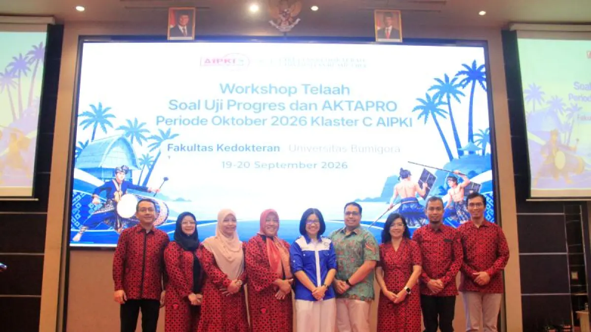 WORKSHOP AIPKI: Delegasi 47 fakultas kedokteran mengikuti Workshop Telaah Soal Uji Progress dan AKTAPRO Klaster C AIPKI di Mataram.