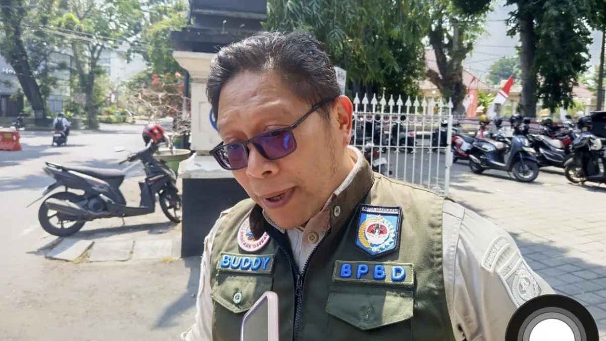 Kalak BPBD Kota Mataram Budi Wartono