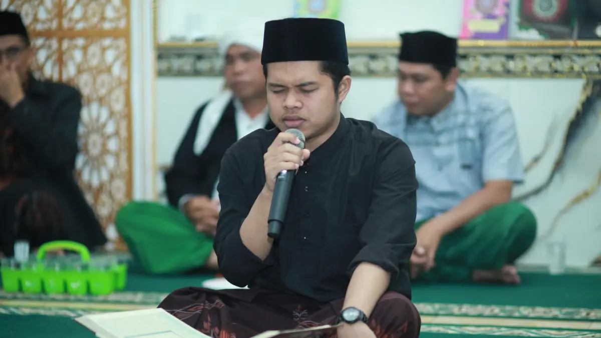 BERPRESTASI: Salah seorang mahasiswa IAI Hamzanwadi Pancor yang mengikuti lomba Musabaqoh AlQuran