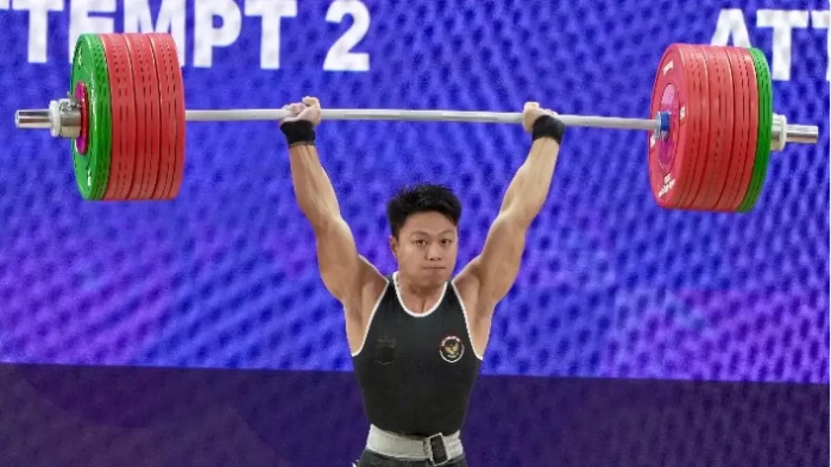Lifter Indonesia Rahmat Erwin Abdullah.