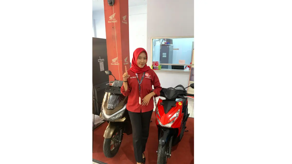 BERKELAS: Contoh line up produk unggulan Honda.