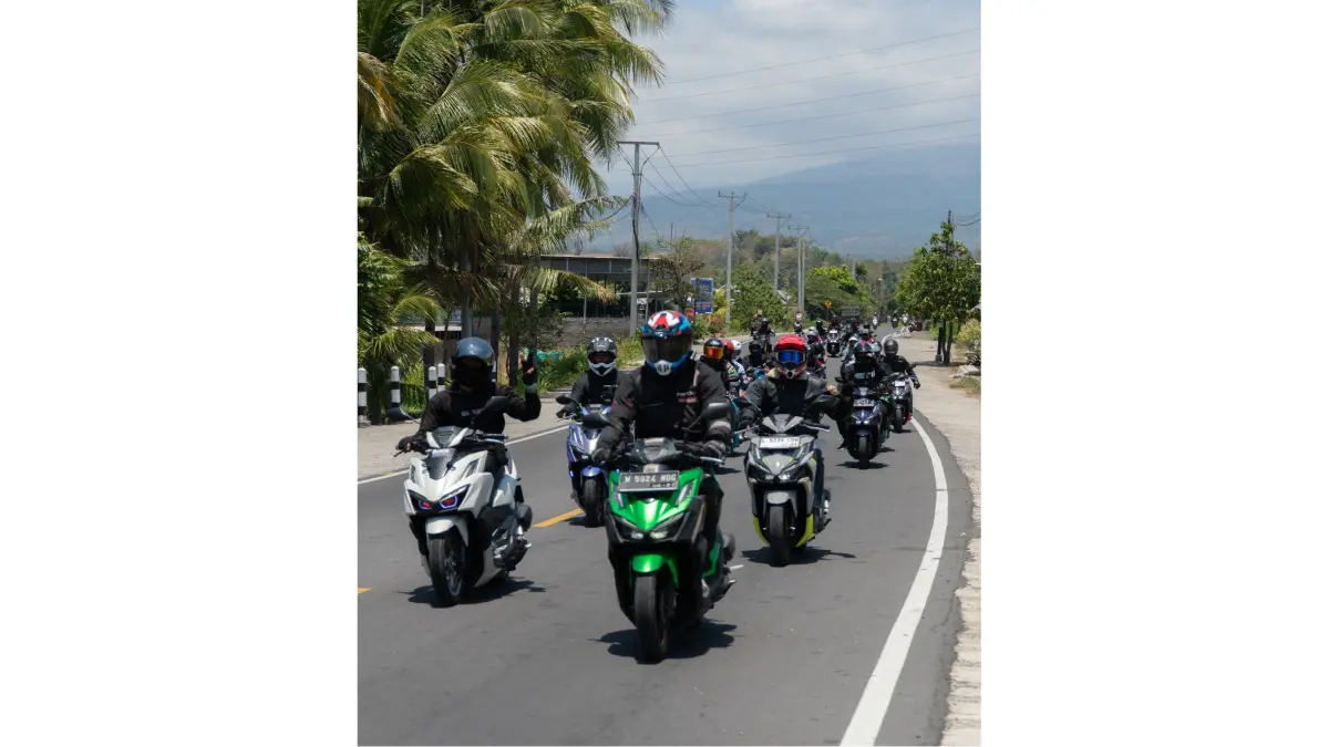 Komunitas Honda Vario saat Track Day