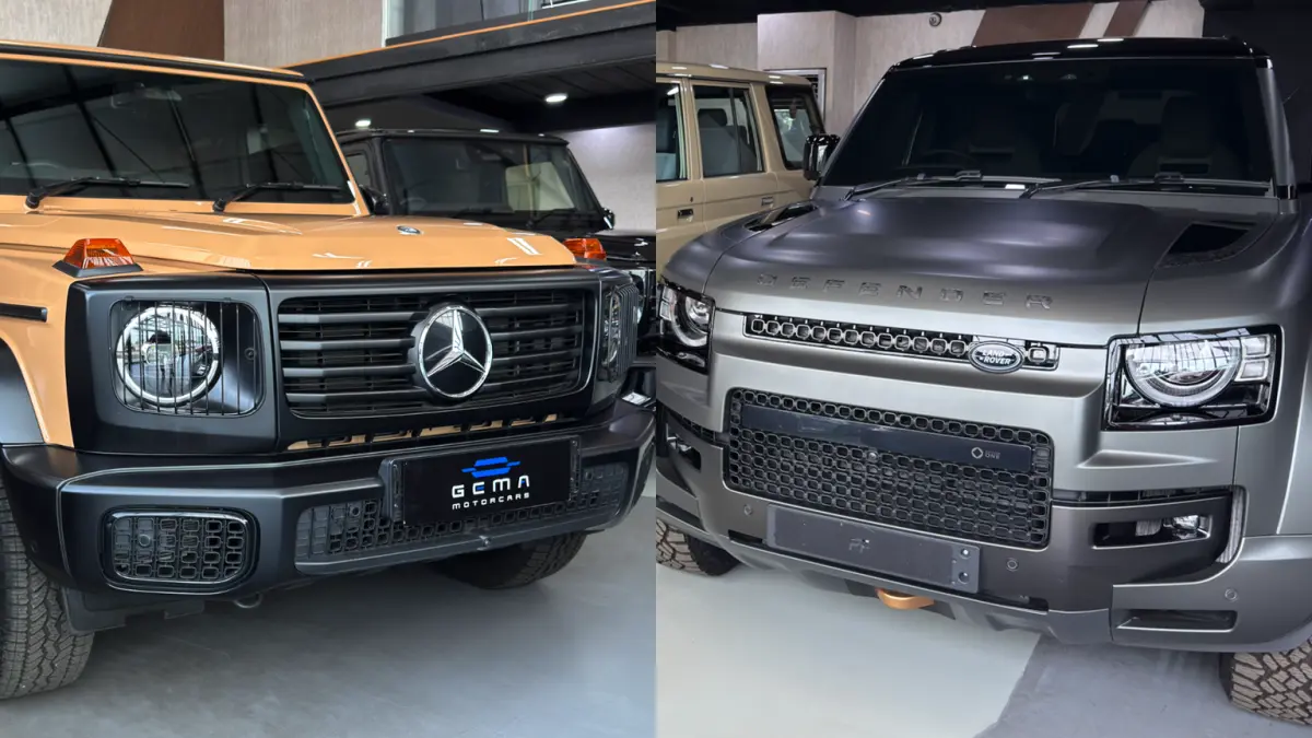 Mercedes-Benz G 500 edisi Stronger Than The 1980s dan Land Rover Defender Octa Edition One. (IST/LOMBOK POST)
