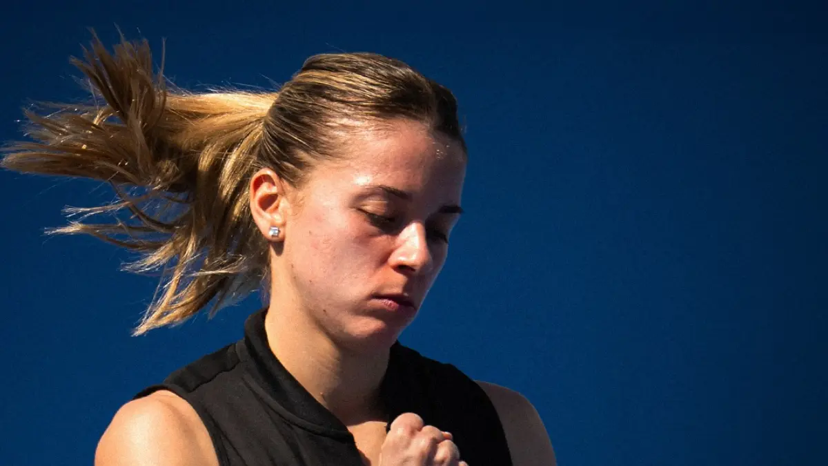 Maja Chwalinska berhasil melaju ke babak perempat final Dongfeng Voyah Wuhan Open setelah menumbangkan Iva Jovic. (Instagram WTA)