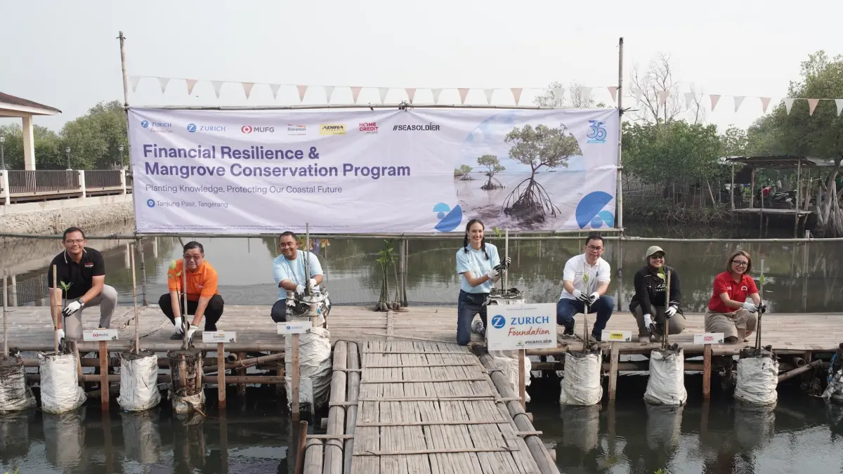 Melibatkan lebih dari 100 sukarelawan dari Zurich dan berbagai entitas MUFG Group dalam penanaman 1.000 pohon mangrove, aksi bersih pantai, edukasi literasi keuangan, serta dukungan terhadap program pendidikan dan pemberdayaan ekonomi masyarakat setempat.