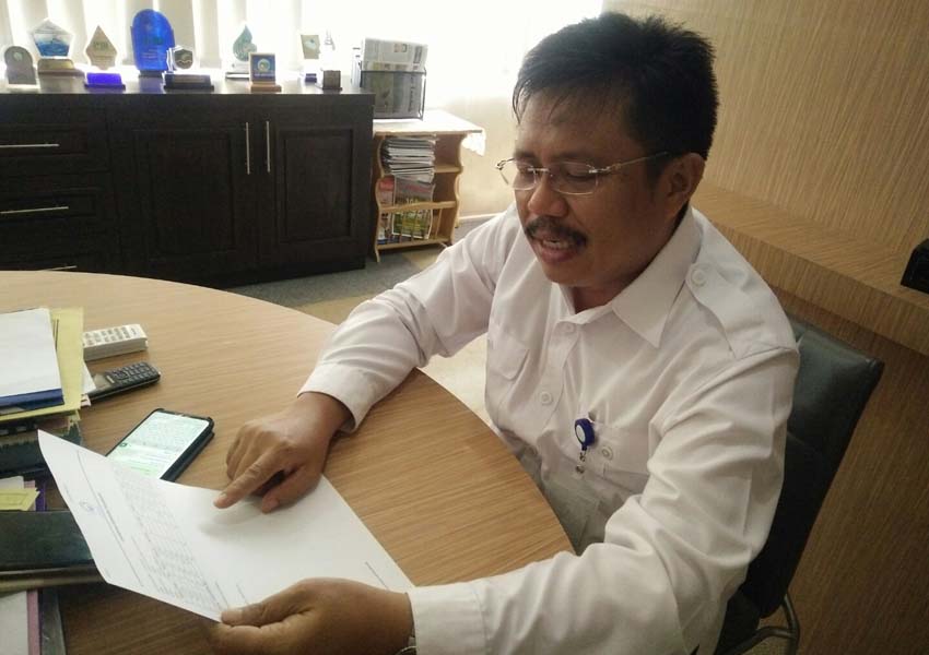 DINILAI TAK MASUK AKAL: Inilah tagihan rekening air pihak Desa Sekotong Tengah berjumlah 1,5 juta untuk pembayaran air PDAM selama enam bulan.