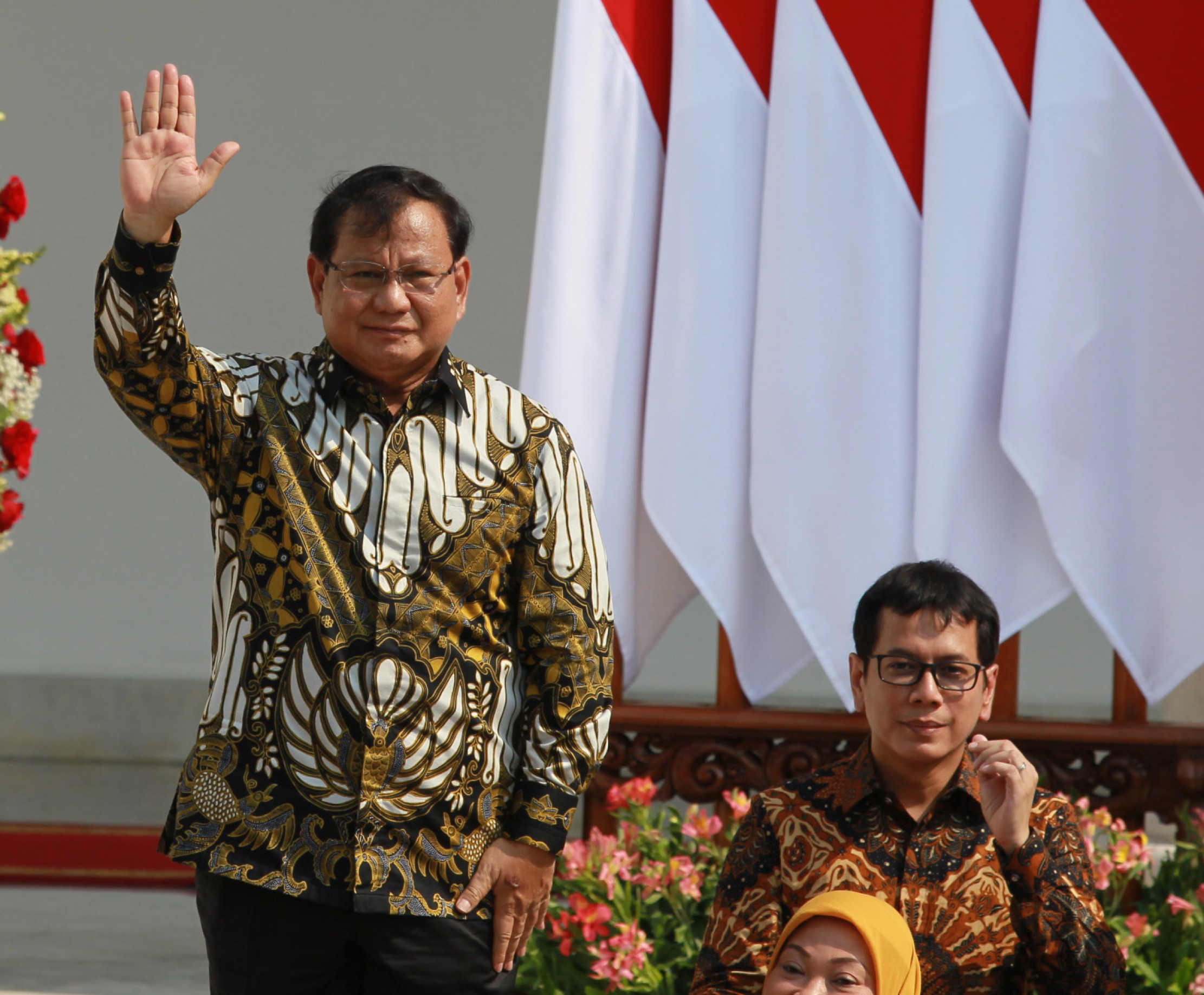 Menteri Pertahanan: Prabowo Subianto--raka denny/jawapos