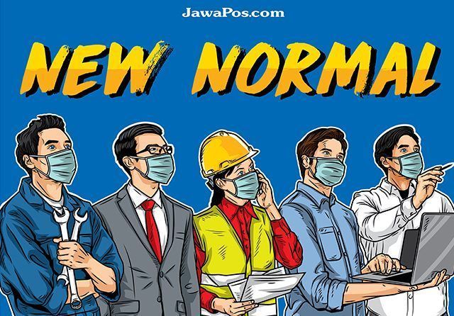 Ilustrasi New Normal (Dok. Jawa Pos)