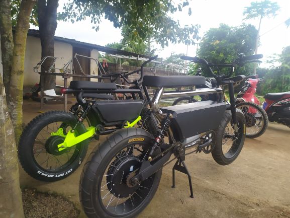 PESANAN LUAR NEGERI: Sepeda listrik buatan Lombok e-Bike Builder siap dikirim menuju Amerika Serikat pertengahan bulan ini.( DIDIT/LOMBOK POST)