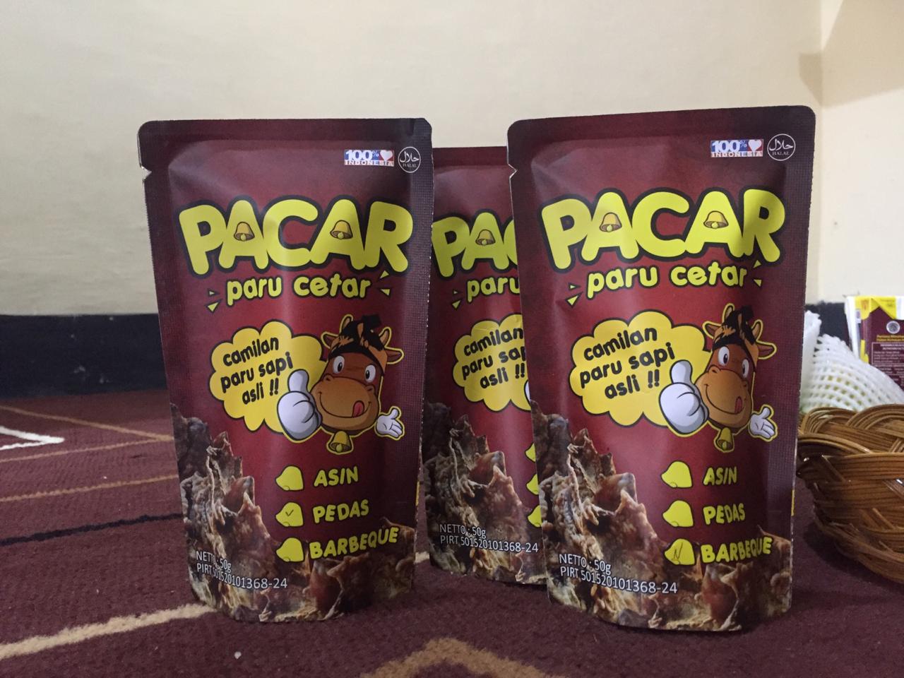 KEMASAN UNIK : Inilah produk UKM Paru Cetar (Pacar) kreasi Ayu Rizki Yuliantini.