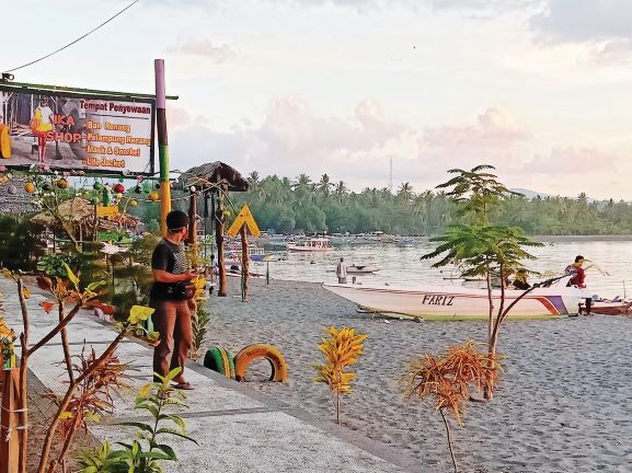 PEMULIHAN EKONOMI: Kawasan Pantai Impos Desa Medana yang menjadi potensi pemulihan ekonomi warga di tengah pandemi Covid-19.