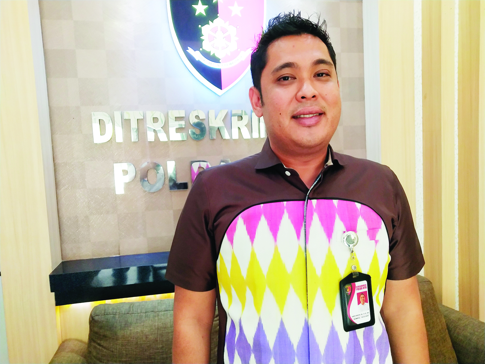 Kasubdit III Ditreskrimsus Polda NTB Kompol Haris Dinzah. (harli/lombok post)