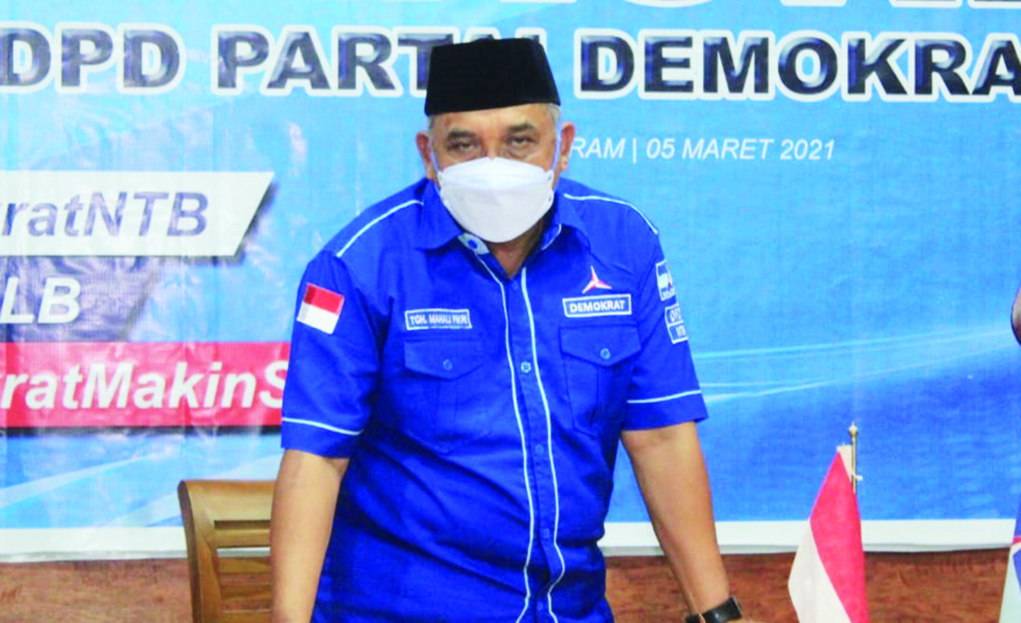 Ketua DPD Partai Demokrat NTB TGH Mahally Fikri. (Dok/Lombok Post)