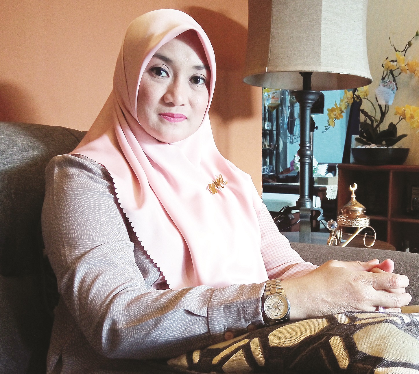 Istri Wali Kota Mataram Hj ND Kinnastri Roliskana (Toni/Lombok Post)