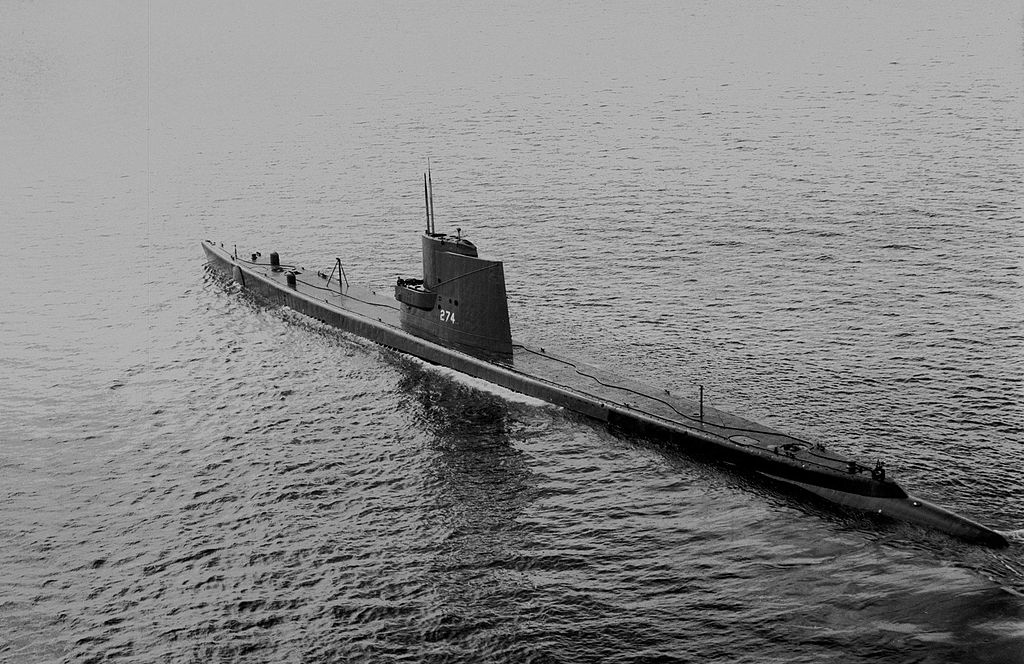 Kapal Selam : USS Rock (SS/SSR/AGSS-274) kapal selam Gato Class milik angkatan Laut Amerika Serikat yang terlibat dalam Operasi Starfish di Bangko-bangko Lombok Maret 1945. (Sumber : www.navsource.org via Wikipedia)