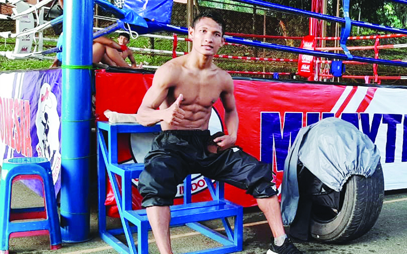 Atlet muaythai NTB Ardiansyah. (Dok/Lombok Post)