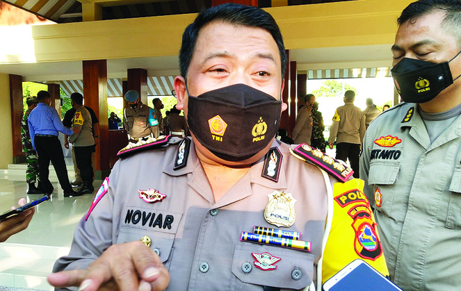 Dirlantas Polda NTB Kombes Pol Noviar. (Harli/Lombok Post)