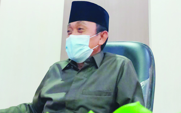 Ketua DPD Gerindra NTB H Ridwan Hidayat. (Zad/Lombok Post)