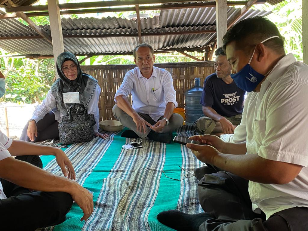 GAGAL NIKAH: Proses belas yang dilakukan DP2KBP3A bersama aparatur desa untuk mencegah terjadinya perkawinan anak, Rabu (19/5/2021).