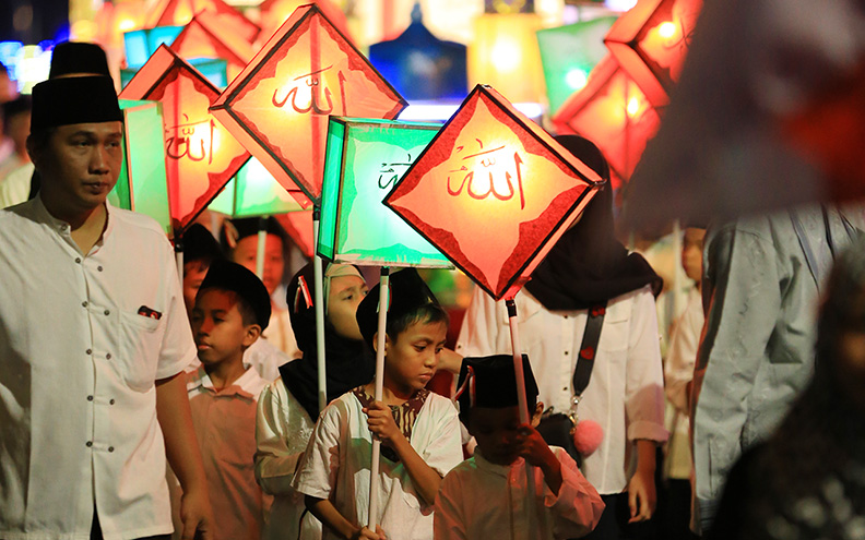 Ilustrasi Pawai Takbiran