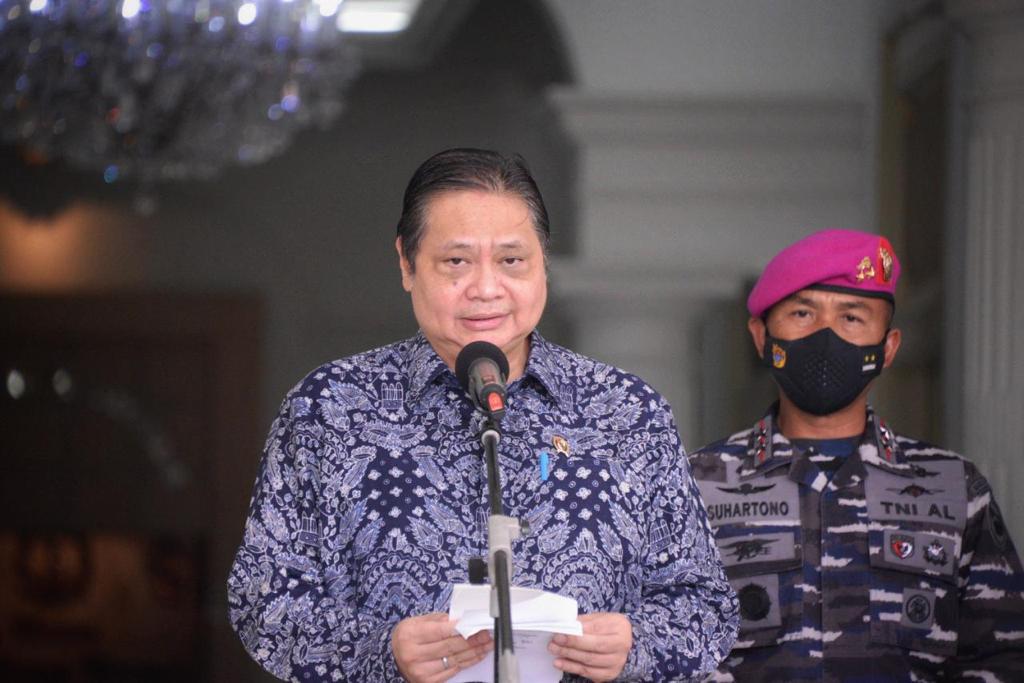 Menteri Koordinator Bidang Perekonomian Airlangga Hartarto pada Jumat (7/5) pagi menyempatkan bersilaturahmi ke Markas Komando Korps Marinir TNI Angkatan Laut Jakarta Pusat.
