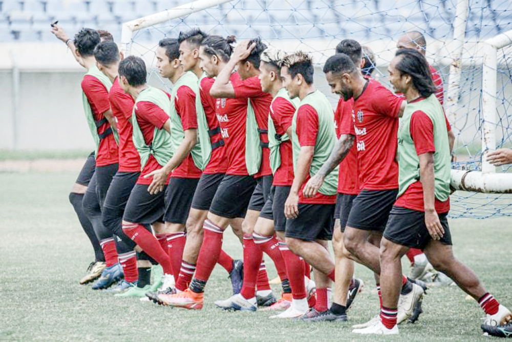 LAGA PEMBUKA: Bali United akan menghadapi Persik Kediri pada laga pembuka Liga 1 2021-2022, Jumat (27/8).