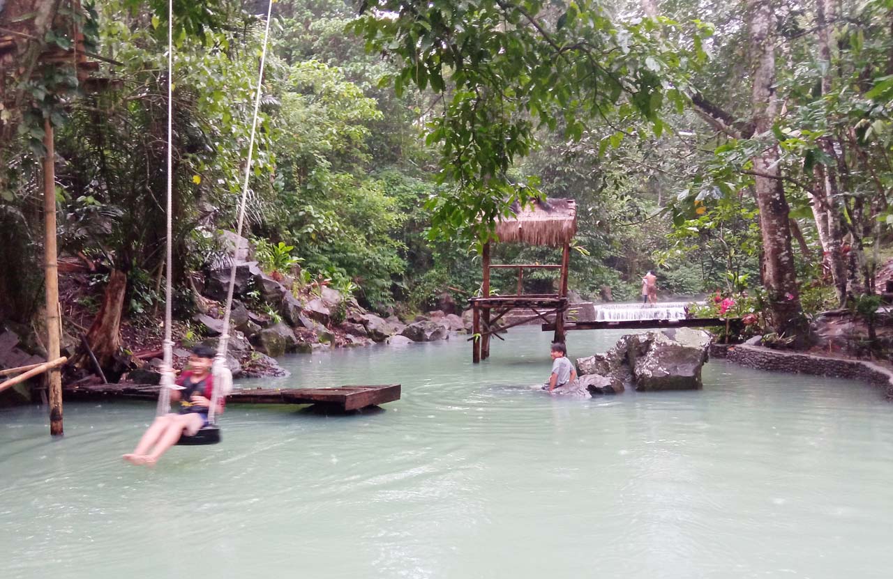 ALTERNATIF WISATA: Inilah pemandian alam Bunut Ngengkang yang ada di Desa Buwun Sejati, Kecamatan Narmada.