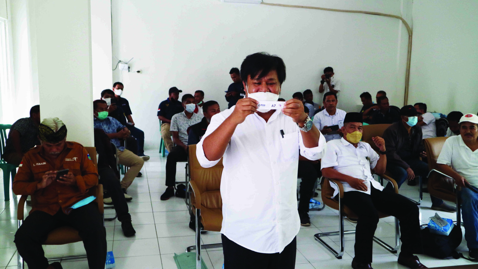 DRAWING: Perwakilan klub mengambil drawing Liga 3 NTB, Rabu (17/11).