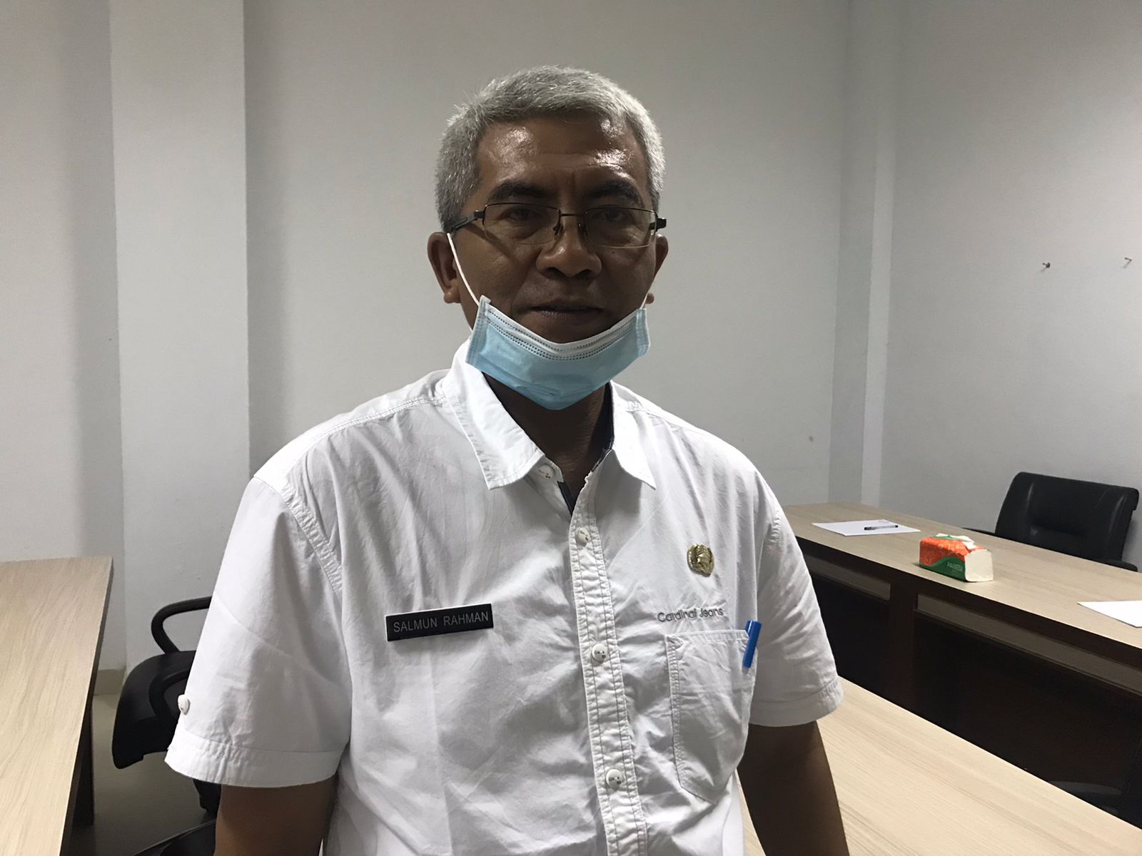 Kepala BKPSDM Lotim Salmun Rahman (Fatih/Lombok Post)