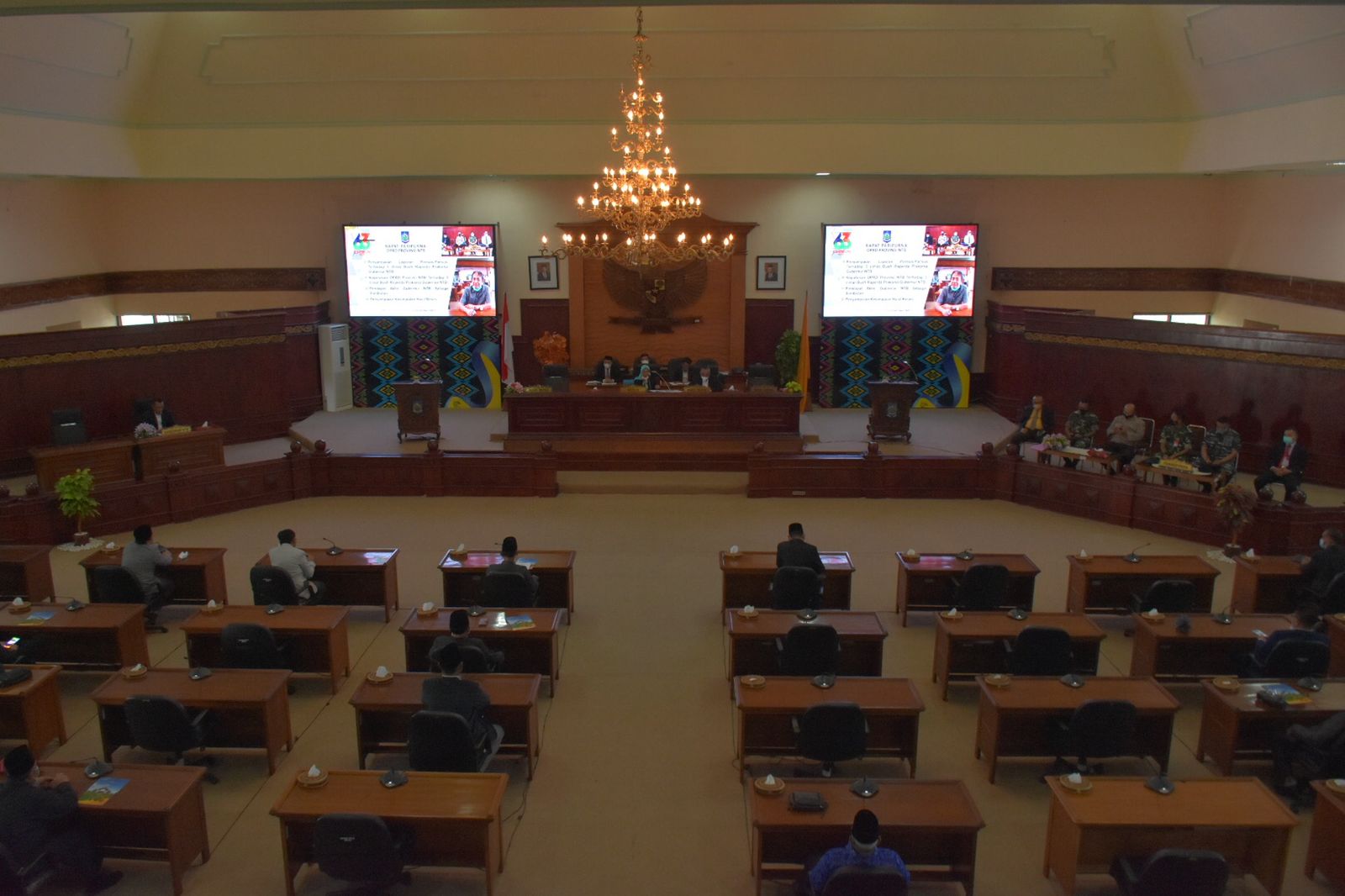 Ilustrasi Ruang Rapat DPRD NTB (10/12/2021) lalu.