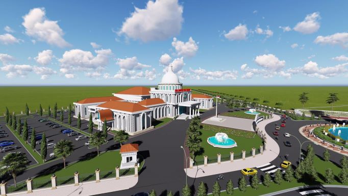 MASIH RENCANA: Inilah desain Kantor Wali Kota Mataram yang baru. Rencananya, anggaran untuk pembangunan kantor ini akan meminta bantuan pemerintah pusat. (DOK. Pemkot Mataram)