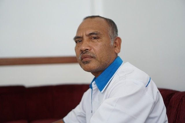 Ketua IGI Lotim Huzaefah (Fatih/Lombok Post)
